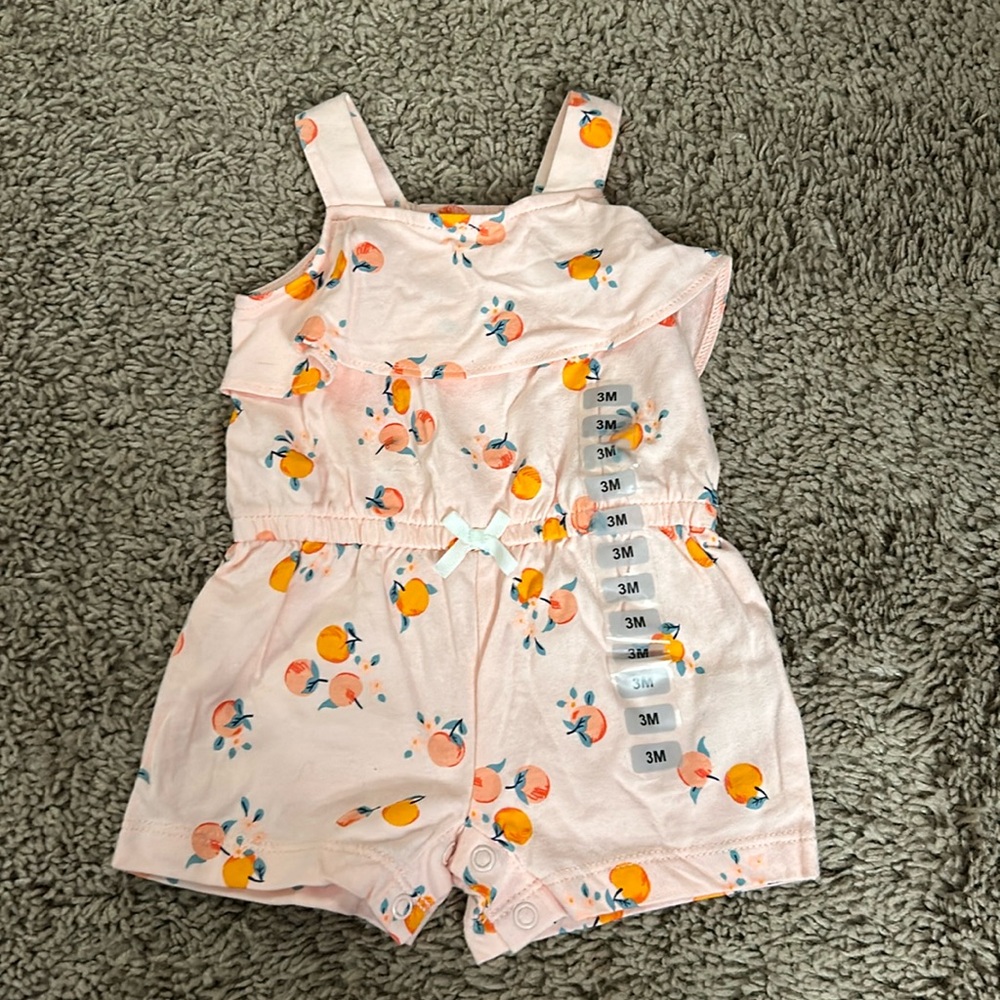 Carters Peach Romper